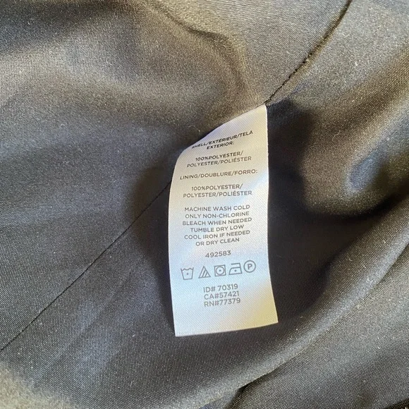 Ann Taylor Factory Japanese Inspired Floral Women's Skirt - Red and Black - Picture 7 of 7